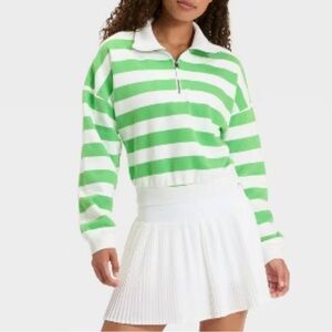 JoyLab Women's French Terry 1/2 Zip Sweatshirt‎